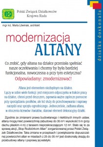 modernizacja altany