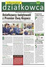 informator działkowca – październik 2015 informator działkowca – październik 2015