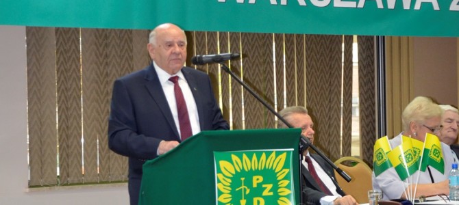 XIV Krajowy Zjazd Delegatów PZD – referat programowy wygłosił prezes PZD Eugeniusz Kondracki XIV Krajowy Zjazd Delegatów PZD – referat programowy wygłosił prezes PZD Eugeniusz Kondracki